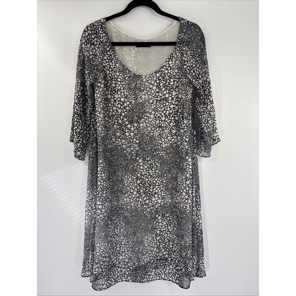 Filippa K Dot Shift Dress - Size Medium